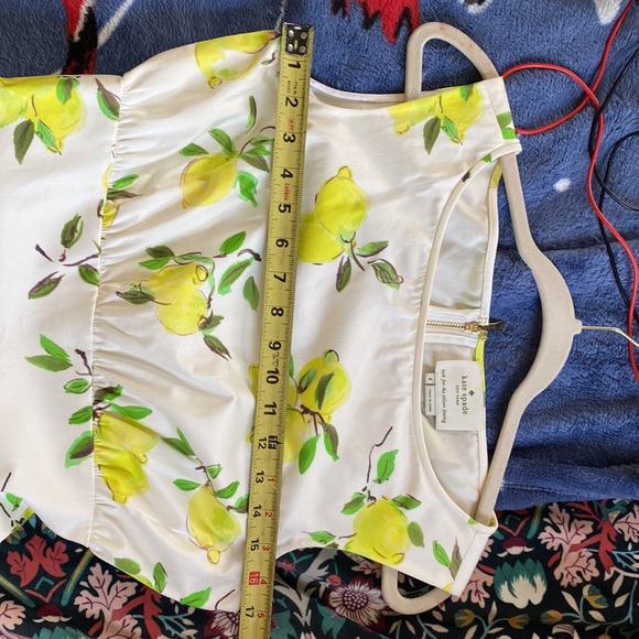 Kate Spade Lemon Dress Sz 4 - Picture 7 of 9